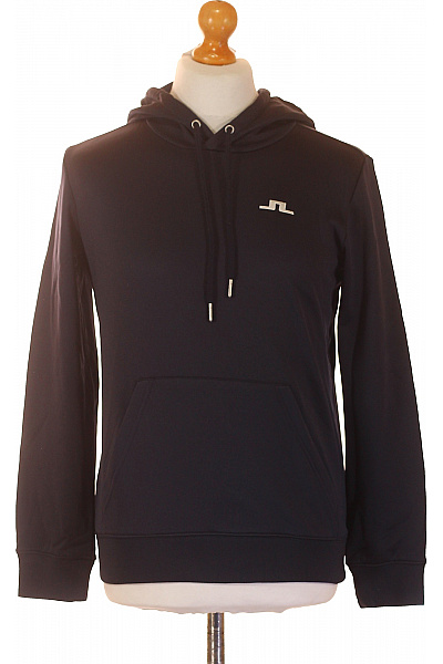 J.Lindeberg Pánská tmavě modrá polyesterová sportovní hoodie s kapucí přes hlavu Vel. M | J.Lindeberg | obrázek 2