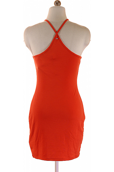 SUPERDRY Oranžové šaty na ramínka mini sexy letní Velikost EU 38 | SUPERDRY | obrázek 2