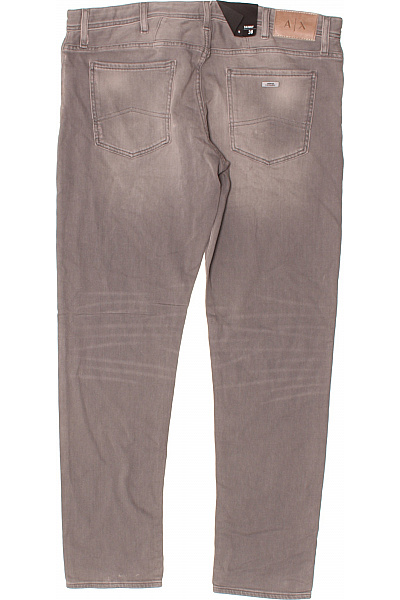 ARMANI Pánské šedé rovné džíny seprané klasické volné Vel. 38 | ARMANI | obrázek 2