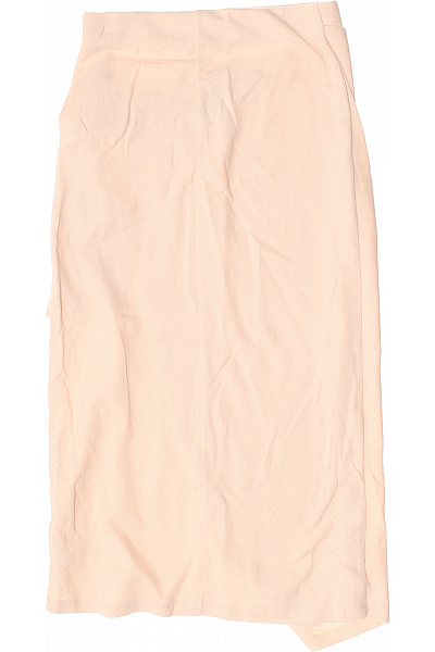 Dámská bavlněná midi sukně zavinovací asymetrická růžová elegantní Vel. EU 36 | Unimoda | obrázek 3