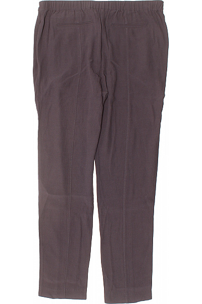 American Vintage Dámské tmavě hnědé chinos pohodlné ležérní rovné s gumou v pase Velikost L | American Vintage | obrázek 3