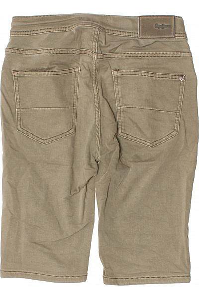 Pepe Jeans Chlapecké khaki kraťasy volný střih šňůrka kapsy ležérní | Pepe Jeans | obrázek 3