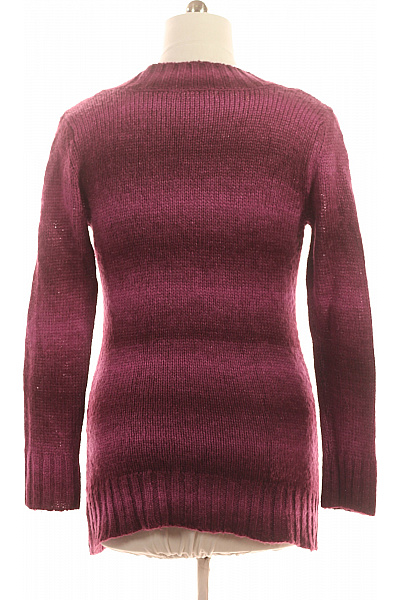 pulovr do véčka pruhovaný třpytivý pletený Vel. l | Unimoda | obrázek 3