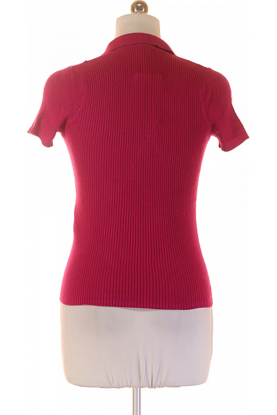 MAX&CO. Dámské žebrované polo tričko s krátkým rukávem a V výstřihem Velikost m | MAX&CO. | obrázek 2