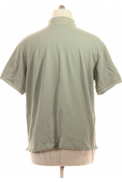 HACKETT Pánské polo tričko krátký rukáv jednobarevné khaki s výšivkou Velikost XXXL | HACKETT | obrázek 3