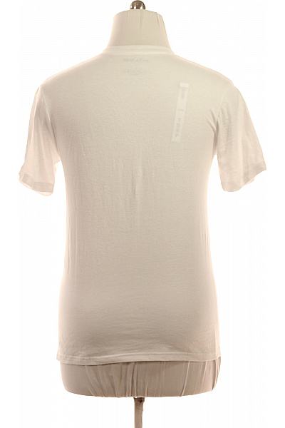 JACK & JONES Pánské bílé tričko basic V-výstřih krátký rukáv Vel. L | JACK & JONES | obrázek 3