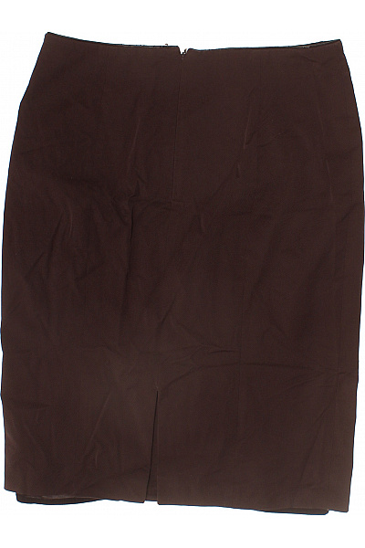 APRIORI hnědá zavinovací business sukně ke kolenům se zipem Velikost EU 42 | APRIORI | obrázek 2
