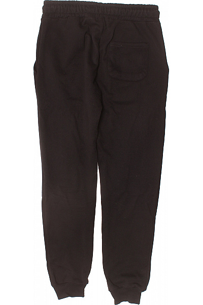 Geographical Norway Černé pánské tepláky volnočasové pohodlné s potiskem a norská vlajka Vel. m | Geographical Norway | obrázek 3