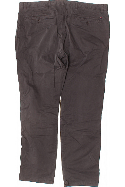 TOMMY HILFIGER Pánské Chino volnočasové rovné dlouhé tmavě hnědé s kapsami Vel. 40/32 | TOMMY HILFIGER | obrázek 2