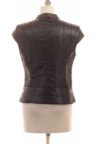 LUISA CERANO Kratká Dámská Vesta Modrá Vel. 36 | LUISA CERANO | obrázek 3