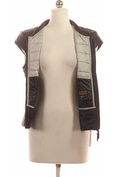 LUISA CERANO Kratká Dámská Vesta Modrá Vel. 36 | LUISA CERANO | obrázek 4