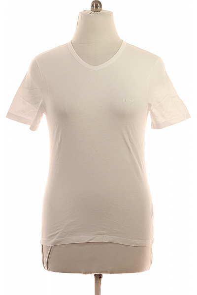 Hugo Boss Dámské tričko s krátkým rukávem basic bílé bavlněné s výšivkou | Hugo Boss | obrázek 2