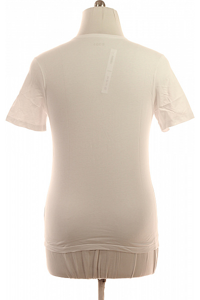 Hugo Boss Dámské tričko s krátkým rukávem basic bílé bavlněné s výšivkou | Hugo Boss | obrázek 3