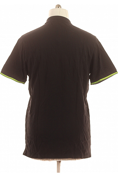 U.S.POLO ASSN. Polo tričko černé s krátkým rukávem a neonovým lemem Velikost 4xl | U.S.POLO ASSN. | obrázek 3