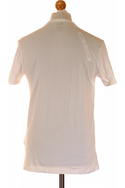 DIESEL Pánské bílé tričko s krátkým rukávem a kulatým výstřihem basic Velikost m | DIESEL | obrázek 3