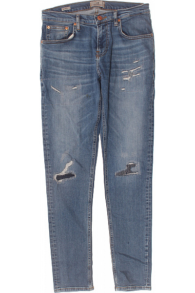 LTB Dámské Modré Džíny SMARTY Vintage Děravé Seperané Úzké Velikost 31/32