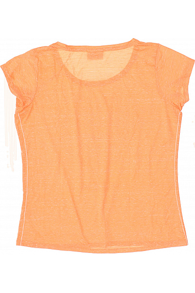 Gina Dámské tričko oranžové s krátkým rukávem a potiskem srdce Vel. 42 | Gina | obrázek 3