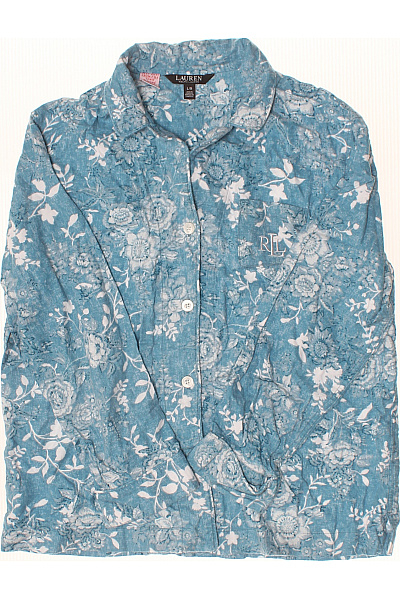 Ralph Lauren modré květinové bavlněné pyžamo Velikost l | Ralph Lauren | obrázek 3