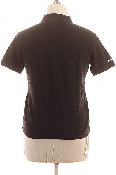 La Martina Bavlněné Pánské Černé Polo Tričko Krátký Rukáv Jednobarevné S Výšivkou Velikost xl | La Martina | obrázek 3