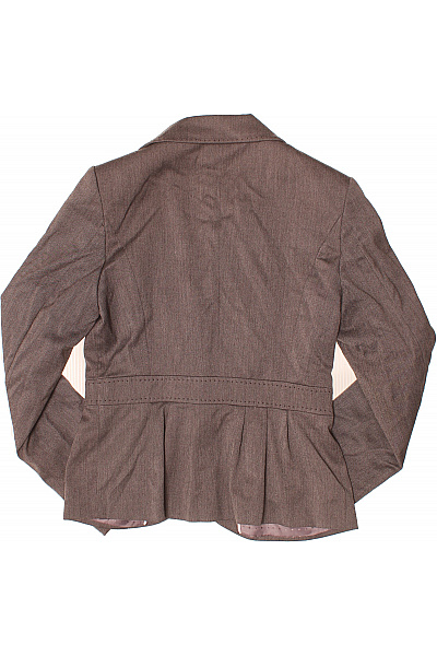 Next Dámské polyesterové hnědé vypasované sako elegantní business jednořadé Velikost 38 | Next | obrázek 3