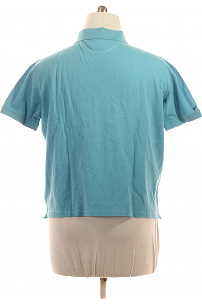 La Martina Pánské modré polo tričko s krátkým rukávem a výšivkou Velikost xxl | La Martina | obrázek 3