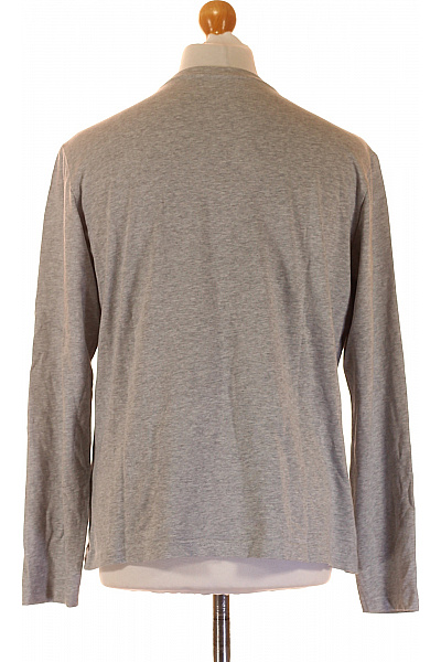 BRAX Pánské šedé tričko henley s dlouhým rukávem basic Velikost m | BRAX | obrázek 3