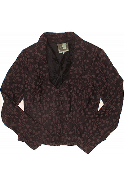 Wallis Polyesterové vypasované sako hnědé vzorované elegantní podzimní Vel. M | Wallis | obrázek 2