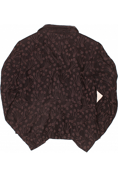 Wallis Polyesterové vypasované sako hnědé vzorované elegantní podzimní Vel. M | Wallis | obrázek 3