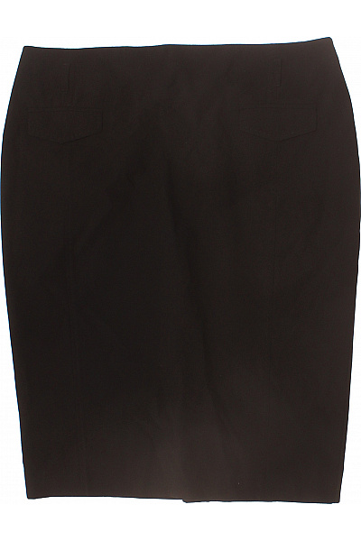 Oasis Dámská polyesterová pouzdrová sukně elegantní business černá ke kolenům Vel. 40 | Oasis | obrázek 2
