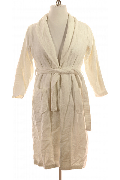 Calvin Klein Dámské župany froté bílé klasický vázaný dlouhý Vel. xs/s | Calvin Klein | obrázek 2