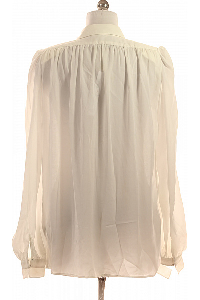 richmond Bílá elegantní košile s dlouhým rukávem a mašlí průhledná Velikost M | richmond | obrázek 2