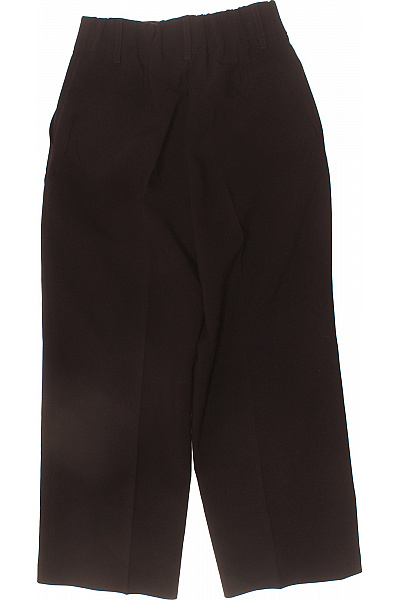 s.OLIVER Dámské společenské hnědé široké volné elegantní oblekové kalhoty s puky Vel. XXS | s.OLIVER | obrázek 3