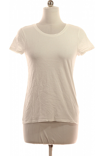 Gap Dámské bílé tričko s krátkým rukávem a kulatým výstřihem basic bavlna Vel. M | Gap | obrázek 2