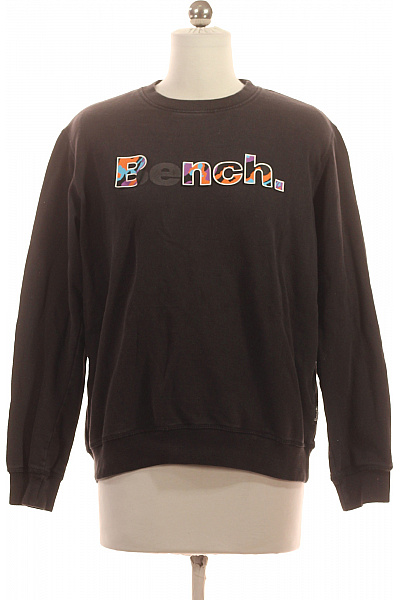 BENCH. Dívčí černá Mikina S Barevným Potiskem Velikost 176