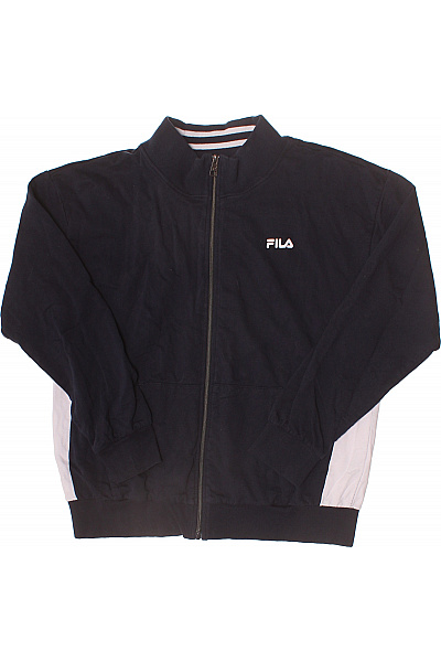 FILA Pánská Bavlněná Tepláková Souprava Tmavě Modrá Sportovní Velikost xl | FILA | obrázek 4