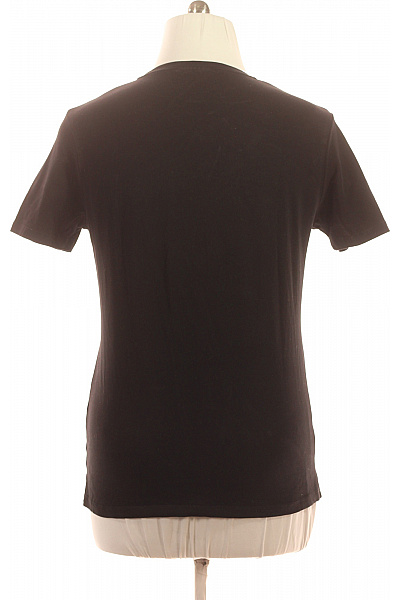 LAGERFELD Černé tričko s krátkým rukávem a nápisem basic Vel. l | LAGERFELD | obrázek 2