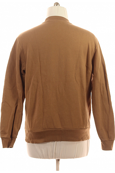 LACOSTE Pánská hnědá mikina bez kapuce crewneck jednobarevná streetwear Velikost XL | LACOSTE | obrázek 2