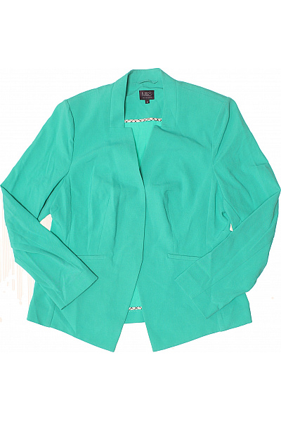 Marks & Spencer Zelený blejzr elegantní business moderní bez klop na běžné nošení Velikost 16 | Marks & Spencer | obrázek 2