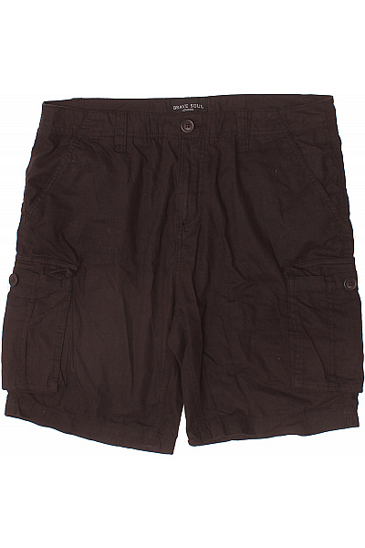 BRAVE SOUL Pánské Kraťasy Černé Vel. L
