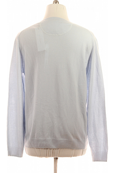 BALDESSARINI Pánský kašmírový svetr světle modrý tenký do véčka Velikost XXL | BALDESSARINI | obrázek 2