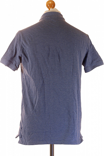 U.S.POLO ASSN. Pánské modré melírované polo tričko s krátkým rukávem a výšivkou Velikost m | U.S.POLO ASSN. | obrázek 3