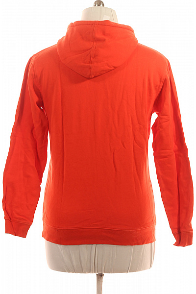 NN07 Oranžová Streetwear Mikina s kapucí a klokaní kapsou bez potisku Vel. M | NN07 | obrázek 2