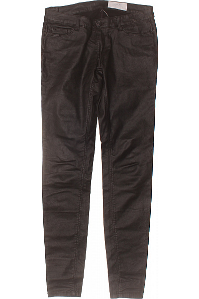 Noisy May Dámské Viskózové Skinny Džíny černé Voskované Strečové úzké Velikost WS/L32