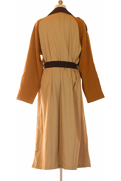 ONLY Dámský béžový trenčkot s páskem elegantní dlouhý Vel. L | ONLY | obrázek 2