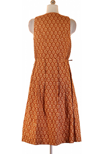 Letní šaty s potiskem na ramínka midi Vel. XS | Unimoda | obrázek 2