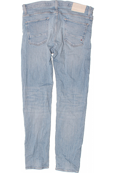 TOMMY HILFIGER Pánské modré rovné džíny seprané klasické s kapsami Vel. 33/32 | TOMMY HILFIGER | obrázek 2
