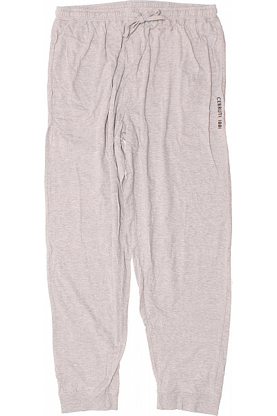 CERRUTI Pánské šedé melange pyžamo dlouhé s potiskem a výstřihem Henley Velikost xl | CERRUTI | obrázek 2
