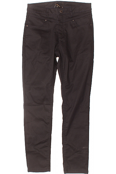 MORE & MORE Dámské rovné kalhoty tmavě hnědé s kapsami ležérní Velikost 36 | MORE & MORE | obrázek 2