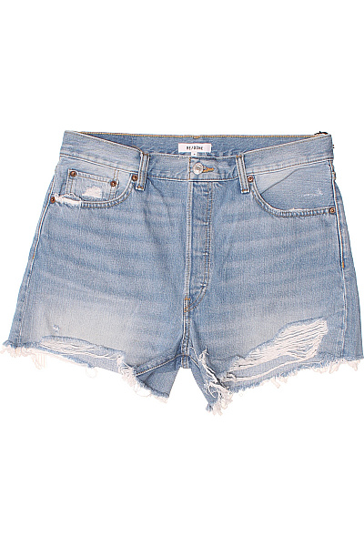 Dámské modré riflové kraťasy vintage street s kapsami Vel. 30 | Unimoda | obrázek 2