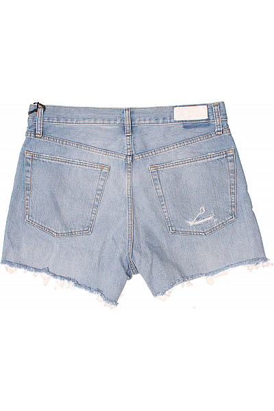 Dámské modré riflové kraťasy vintage street s kapsami Vel. 30 | Unimoda | obrázek 3